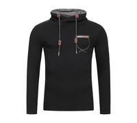 RED BRIDGE Maglione a Collo Alto Felpa da Uomo in Cotone Nero S