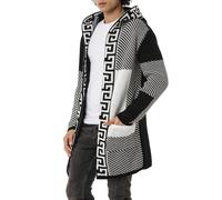 Redbridge Herren Strickjacke Cardigan Pullover Jacke Strickpullover Kapuze