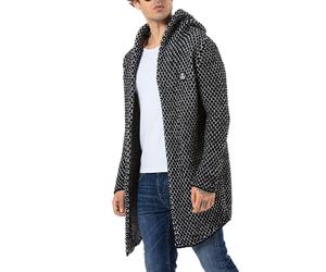 Redbridge Herren Strickjacke Cardigan Pullover Jacke Strickpullover Kapuze