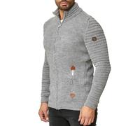 Redbridge Herren Strickjacke Cardigan Slim Reißverschluss Stehkragen M3633