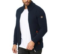 Redbridge Herren Strickjacke Cardigan Slim Reißverschluss Stehkragen M3633