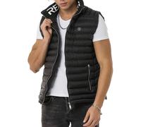 Redbridge Herren Weste Bubble Steppweste Stehkragen Gepolstert Polyester