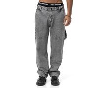 Redbridge Jeans dal design cargo alla moda, taglio ampio e baggy, grigio., 46 IT (32W/34L)