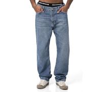 Redbridge Jeans di alta qualità, taglio ampio, denim baggy, Blu, 38W / 30L
