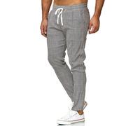 Redbridge Jeans Uomo Pantaloni Jogger Chino A Quadri Regular