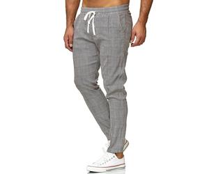 Redbridge Jeans Uomo Pantaloni Jogger Chino A Quadri Regular