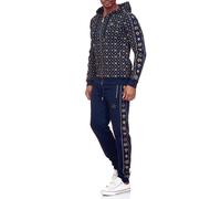 Redbridge Mens Jogginganzug Sportivo Suit Set Giacca Pullover Pantaloni Premium