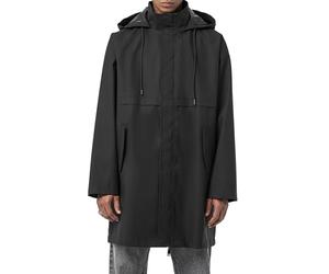 Redbridge Moderno parka unisex con cappuccio e dettagli ben studiati, giacca impermeabile per ogni stagione, Nero , XXL