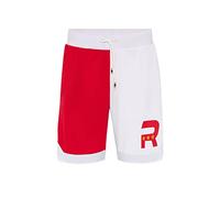 Redbridge Pantaloncini sportivi da baseball, corti, qualità premium, rosso/bianco, M