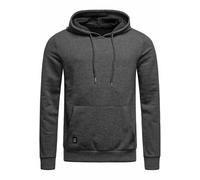 RED BRIDGE Felpa da Uomo con Cappuccio Premium Basic Maglia in Cotone Grigio Scuro L