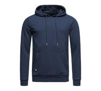RED BRIDGE Felpa da Uomo con Cappuccio Premium Basic Maglia in Cotone Blu Scuro XL