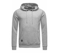 RED BRIDGE Felpa da Uomo con Cappuccio Premium Basic Maglia in Cotone Grigio XXL