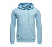 RED BRIDGE Felpa da Uomo con Cappuccio Premium Basic Maglia in Cotone Celeste S