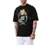 Redbridge Premium Tshirt Design manica corta cotone robusto, Nero , M