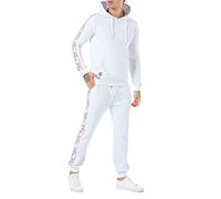 Redbridge - Tuta da jogging in 2 pezzi, set con cappuccio e pantaloni, premium, bianco, L
