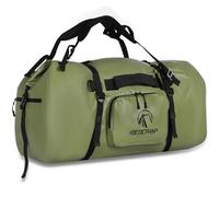 REDCAMP Borsone impermeabile con ampio spazio di archiviazione, borsone impermeabile per moto all'aperto, canottaggio, rafting, kayak, paddleboard, capacità 60-90 l, verde militare