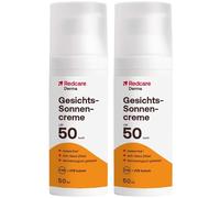 Redcare Derma Crema solare viso SPF 50 2x50 ml Crema