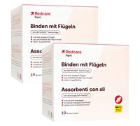 Redcare Fem Assorbenti con ali 2x10 pz Assorbenti
