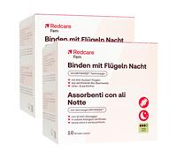 Redcare Fem Assorbenti con ali notte 2x10 pz Assorbenti