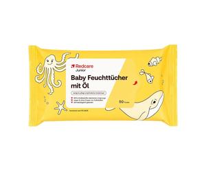 Redcare Junior Salviettine Umidificate per Bambini con Olio 50 pz Salv