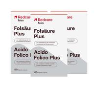 Redcare Men Acido Folico Plus 3x60 pz Capsule
