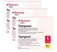 Redcare Tampons Regular 3x18 pz Tampone