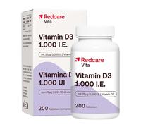 Redcare Vita Vitamina D3 1000 I.E. 200 pz Compresse