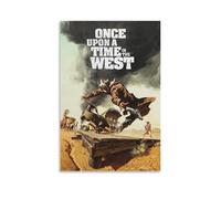REDCHAMBER Diretto da Sergio Leone Western Movie Once Upon A Time in the West, poster su tela, stile retrò, decorazione artistica da parete per soggiorno o per soggiorno (60 x 90 cm)