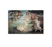 REDCHAMBER Poster artistico da parete con stampa artistica su tela del pittore italiano Sandro Botticelli Nascita di Venere, poster per la decorazione della stanza, 30 x 45 cm