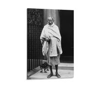 REDCHAMBER Poster con stampa artistica da parete su tela del Mahatma Gandhi dei rivoluzionari indiani, decorazione per la casa, 20 x 30 cm