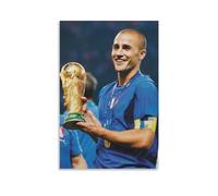REDCHAMBER Poster da parete con calciatori campani Fabio Cannavaro, stampa su tela, decorazione per soggiorno e casa, 30 x 45 cm