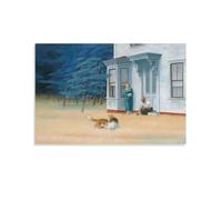 REDCHAMBER Poster decorativo da parete con pittori realisti americani, Edward Hopper, Cape Cod, decorazione per la casa, poster decorativo da appendere alla parete, 50 x 75 cm