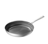 Redchef Padella ibrida in ceramica antiaderente da 28 cm, con manico che mantiene il freddo, atossica, senza PFAS PFOA/PTFE, lavabile in lavastoviglie/forno, compatibile con tutti i piani cottura