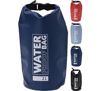 Redcliffs - Borse impermeabili per campeggio, trekking, kayak, paddle, rafting, canoa, arrampicata, Azzurro chiaro, 2 litre, moderno