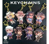 RedDeadRedemption,Arthur Morgan,John Marston,Red Harlow,Portachiavi in acrilico, Accessorio personalizzato per auto/carta/borsa, Adatto per uomini/donne, Natale, Ognissanti, Regalo per le vacanze. F,H