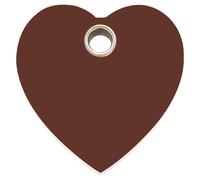 RedDingo Marca Per Gatti Cuore Marrone Con Incisione Personalizzata S 20,1mm