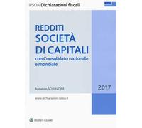 Redditi società di capitali. Con consolidato nazionale e mondiale 2017