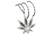 Reddito alla Moda, squisita Collana Foglia d'Acero, Foglia d'Acero retrò Che Danza nel Vento, Ciondolo Libero e Facile, Regalo per Ragazza