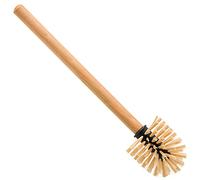 REDECKER Scopino per WC in legno di faggio oliato con testa sostituibile, prodotto in Germania, scopino per WC in fibre naturali, testa sostituibile, manico in legno, scopino per WC in legno