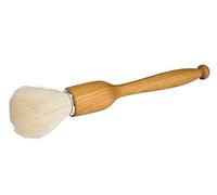 REDECKER Dust Brush with Goat Hair Bristles and Oiled Beechwood Handle, 7-1/2-Inches, Light - Goat Hair Brushes - Goat Hair Dusting Brush