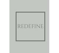 Redefine: Decorative Coffee Table Book For Home Decor Design and Staging. Two Column Line Interior For Ideas and Thoughts