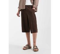 Redefined Rebel - Luis - Pantaloncini ampi color caffè-Marrone W36-38