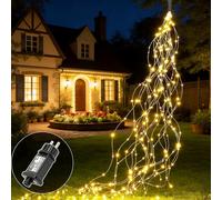 Redefun Luci Albero di Natale 2M 200 LED Fascio di Luminosa con Spina