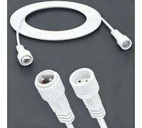 Redefun Prolunga Luci Natale 6 m 2 Pin Maschio Femmina Cavo Connettore