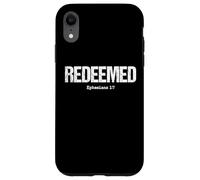 Redenti Efesini 1:7 Bibbia Cristiana Versetto Gesù Citazione Custodia per iPhone XR