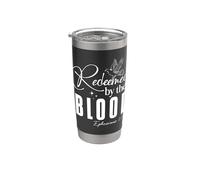 Redento dal SANGUE Efesini 1:7 Messaggio Ispiratore Bicchiere termico in acciaio inox doppia parete