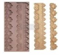 Redesign With Prima 655350659004 Border Lace II Clay, Soap Making Molds, Pottery & Modeling Clays, 5" x 10" x 8 mm