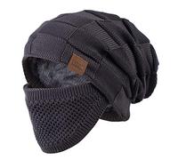 REDESS Beanie Hat per Uomo e Donna Cappelli Invernali Caldi Cappuccio con Teschio Spesso Lavorato a Maglia