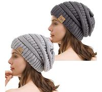 REDESS Slouchy Beanie Hat per uomo e donna Winter Warm Chunky Soft Oversize Cable Knit Cap