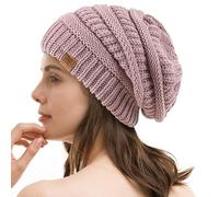 REDESS Slouchy Beanie Hat per uomo e donna Winter Warm Chunky Soft Oversize Cable Knit Cap
